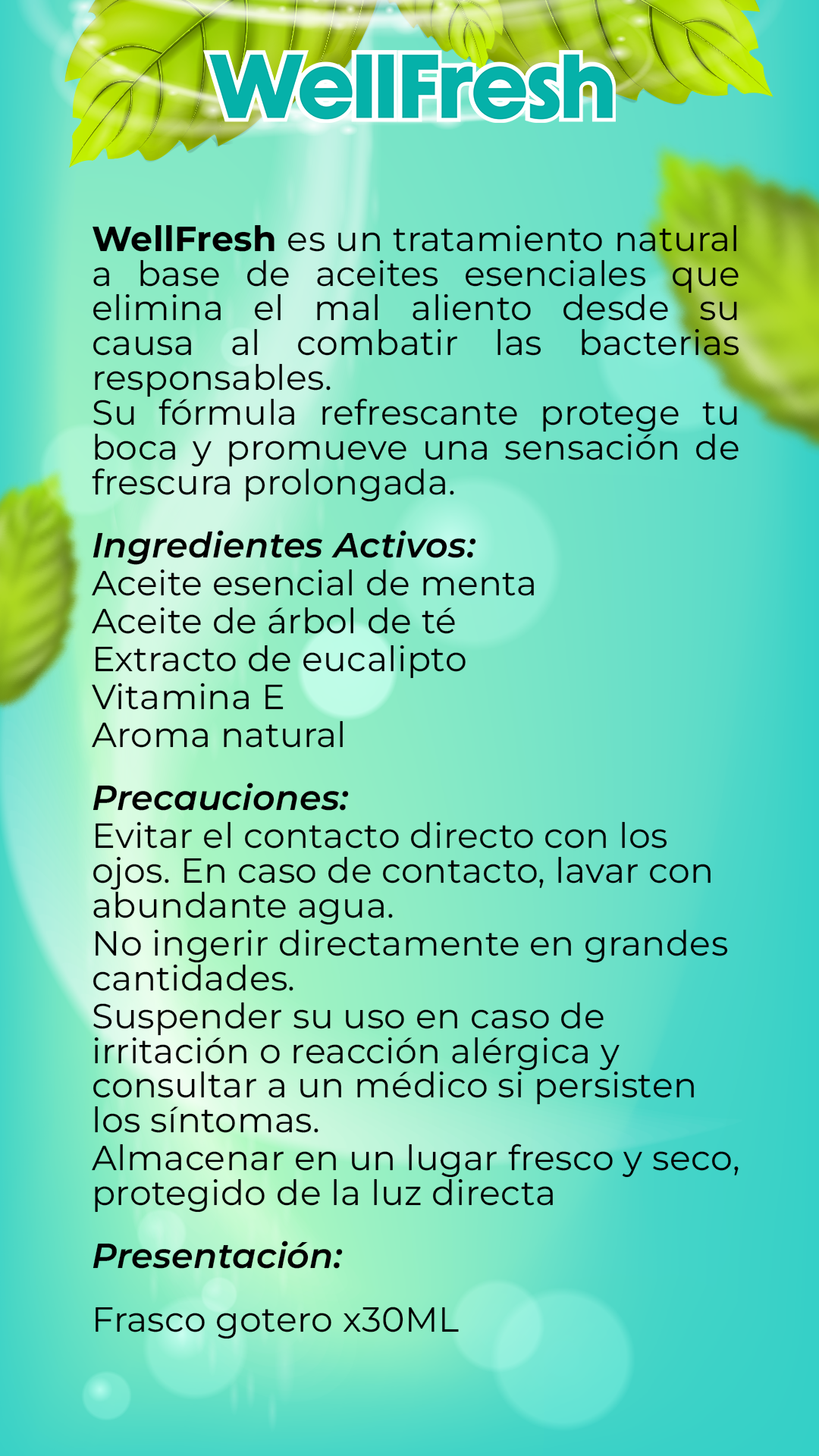 Well Fresh elimina el mal aliento