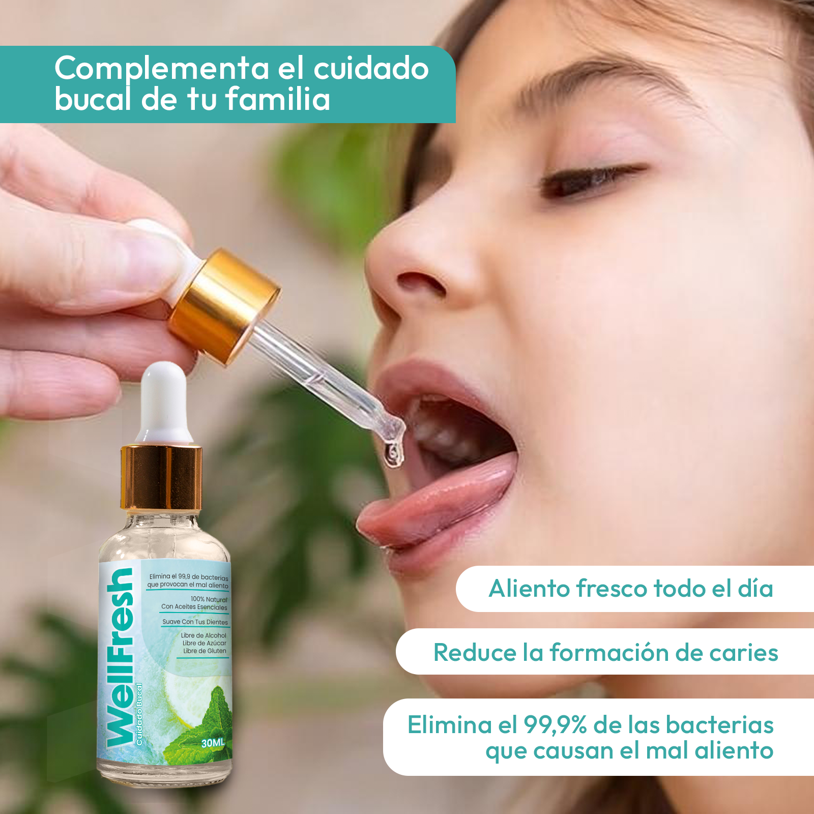 Well Fresh elimina el mal aliento